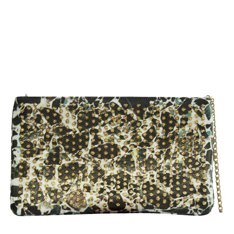 

Christian Louboutin Multicolor Leather Rockstuds Clutch