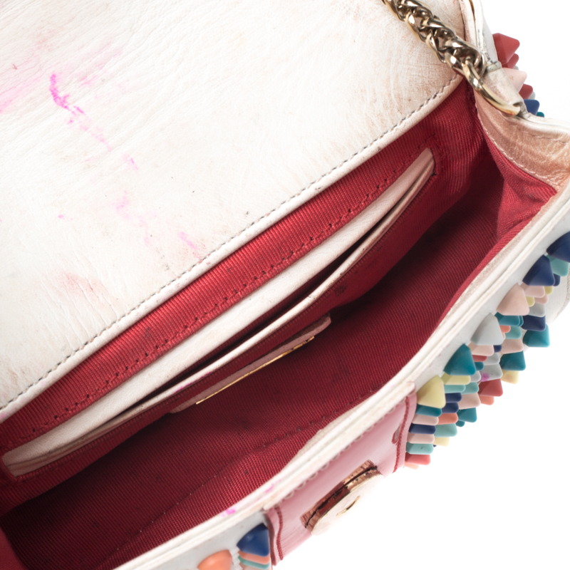 Christian Louboutin Multicolor Patent Leather Mini Spiked Sweet Charity  Crossbody Bag Christian Louboutin