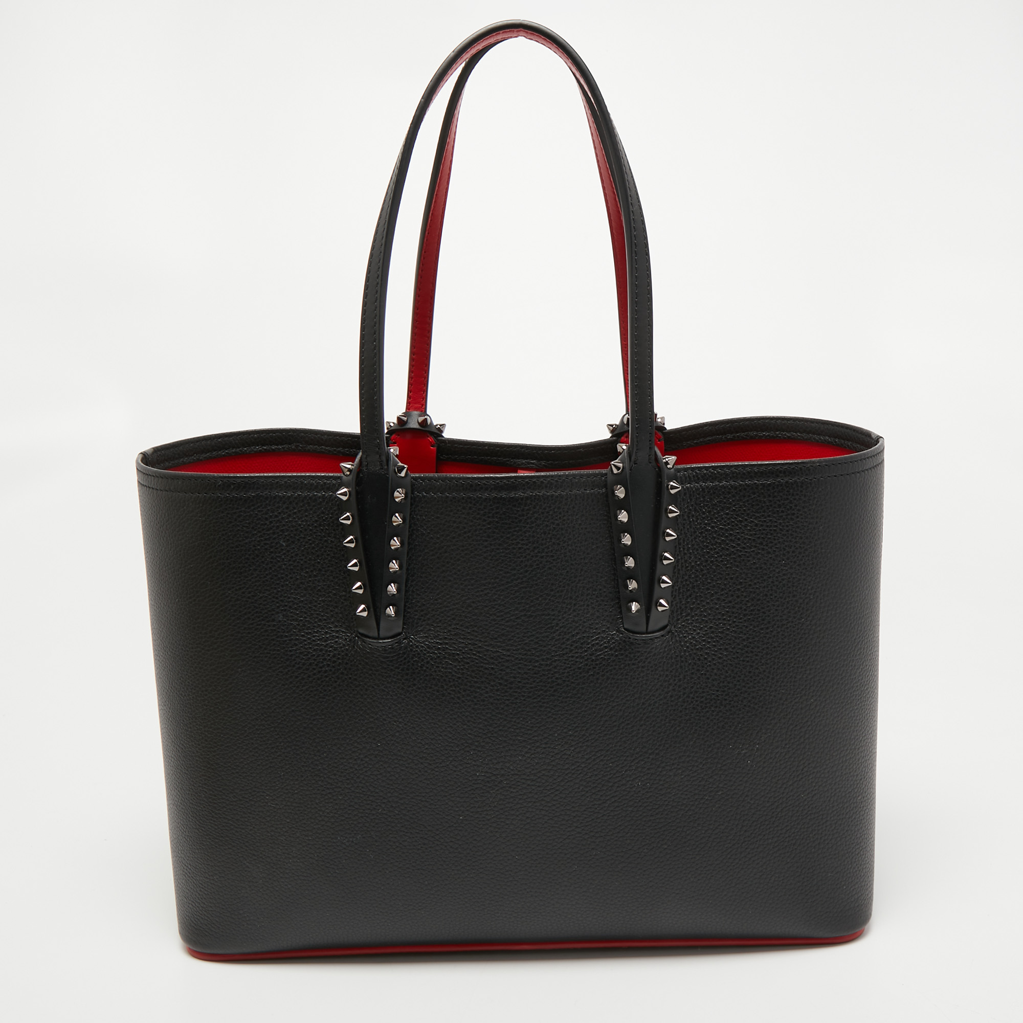 Christian Louboutin Black Leather Cabata Tote