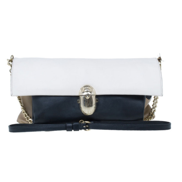 Christian Louboutin Khepira Tri-Color Clutch