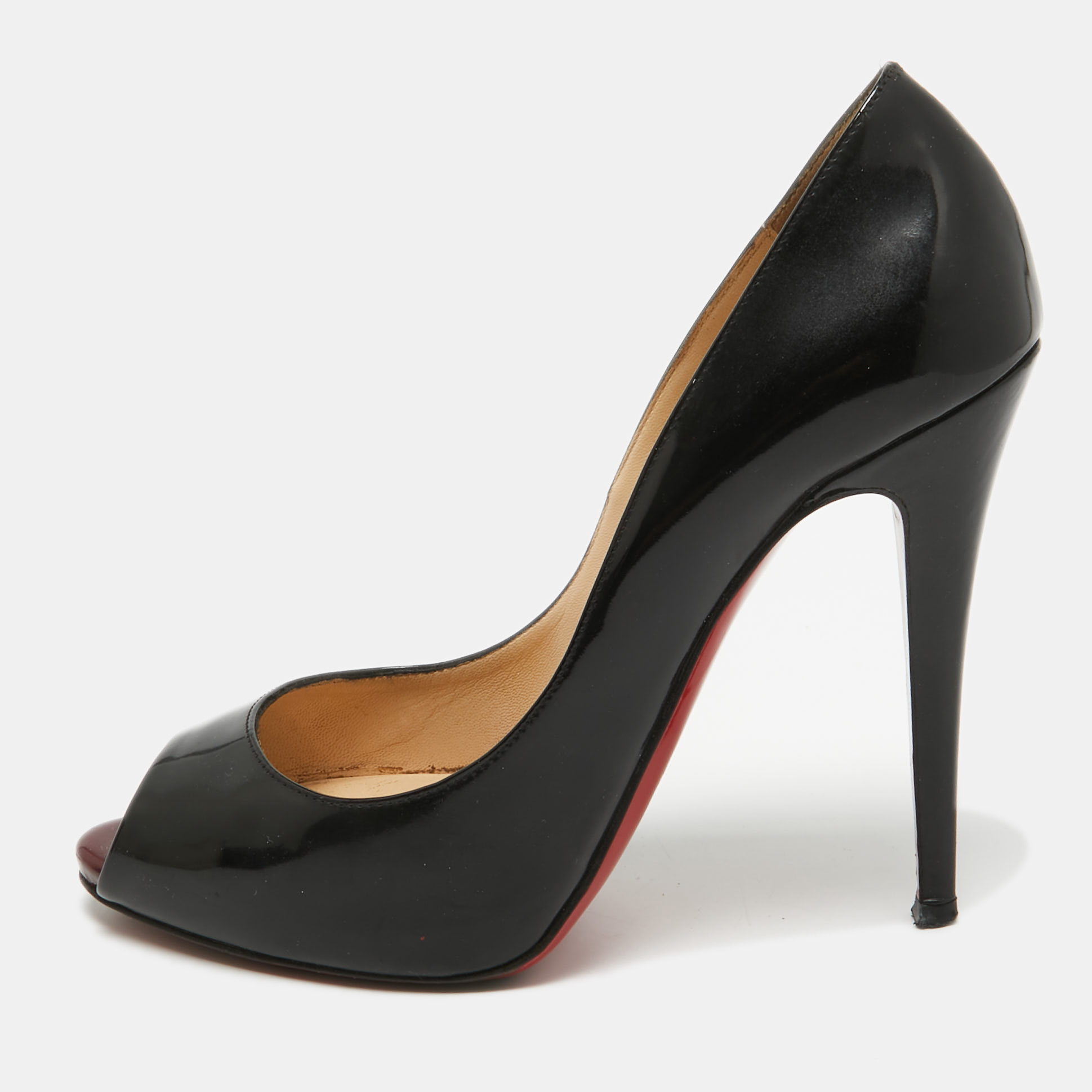 

Christian Louboutin Black Patent Leather Lady Claude Pumps Size