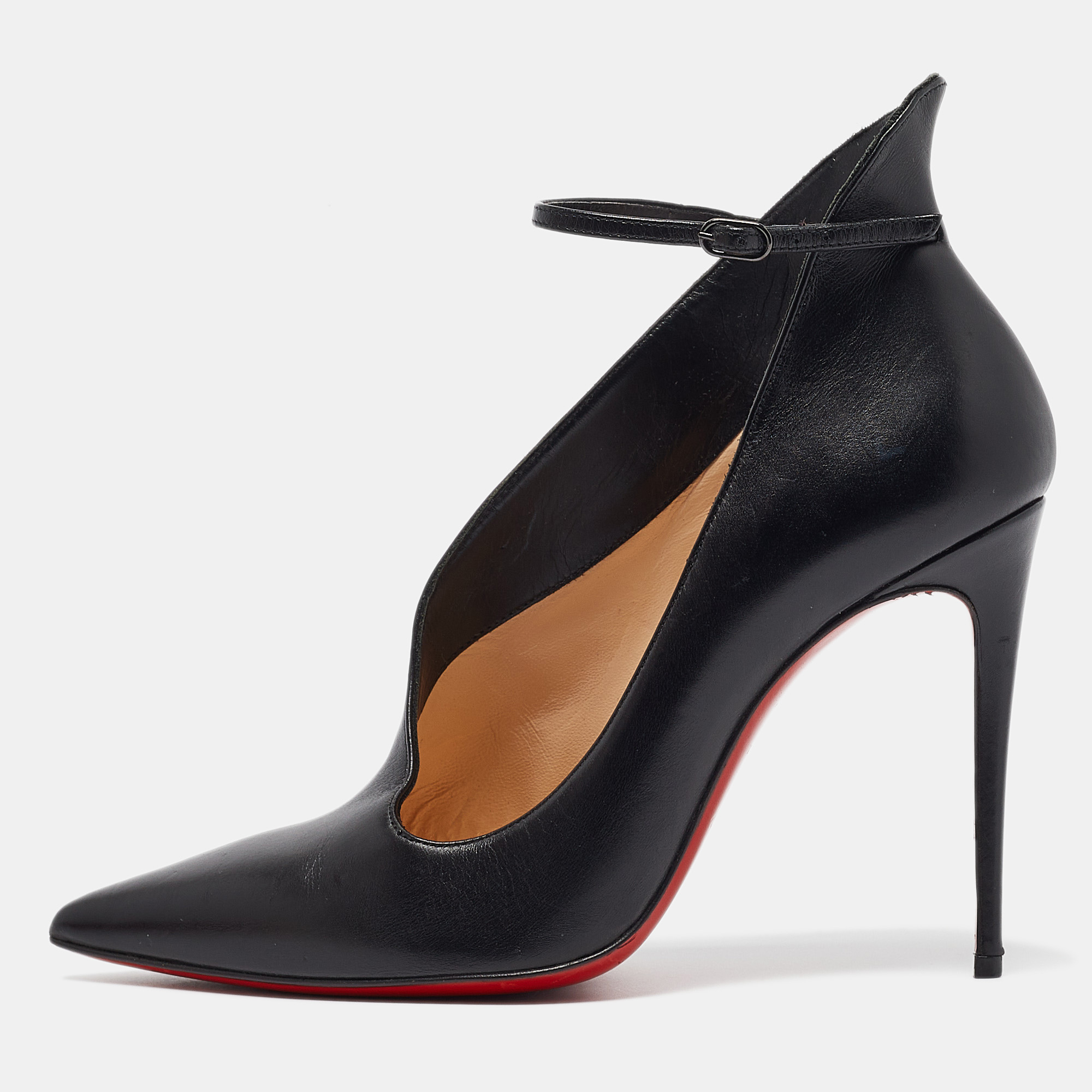 

Christian Louboutin Black Leather Vampydoly Booties Size