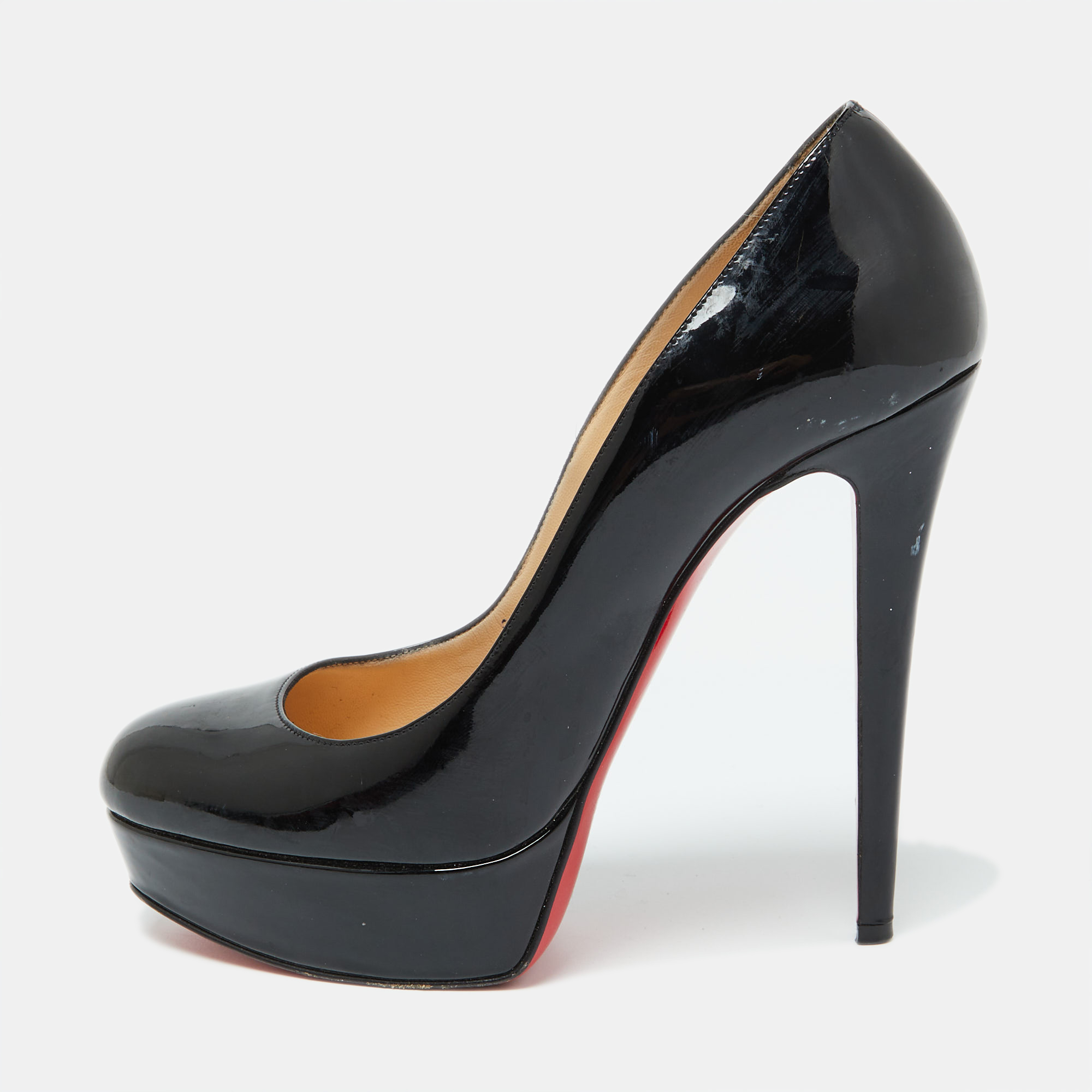 

Christian Louboutin Black Patent Leather Bianca Pumps Size