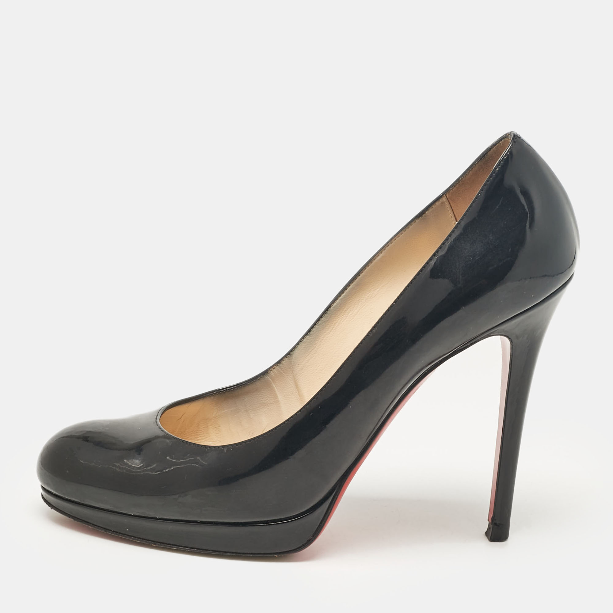 

Christian Louboutin Black Patent Leather Simple Pumps Size