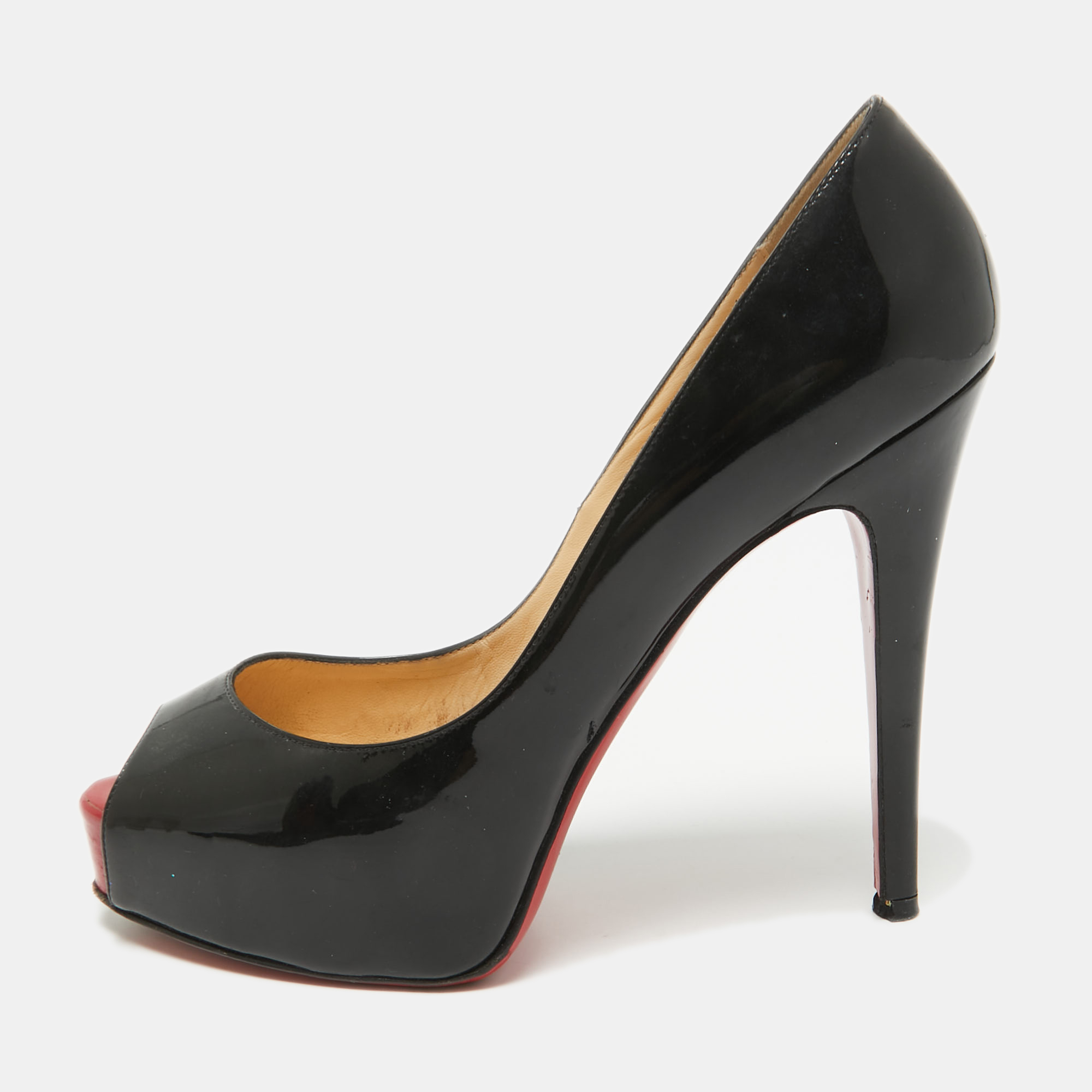 

Christian Louboutin Black Patent Leather Very Prive Pumps Size