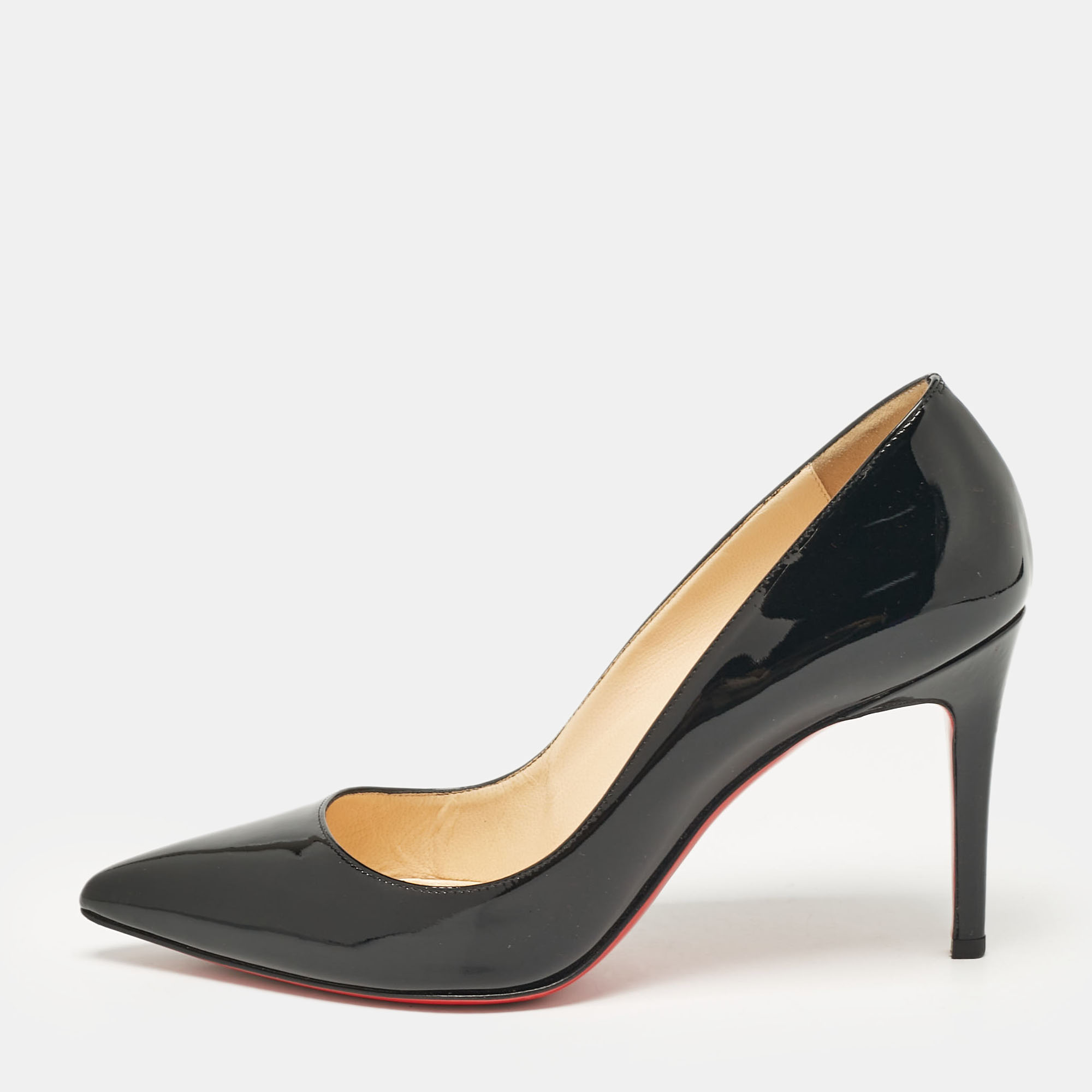 

Christian Louboutin Black Patent Leather Pigalle Pumps Size