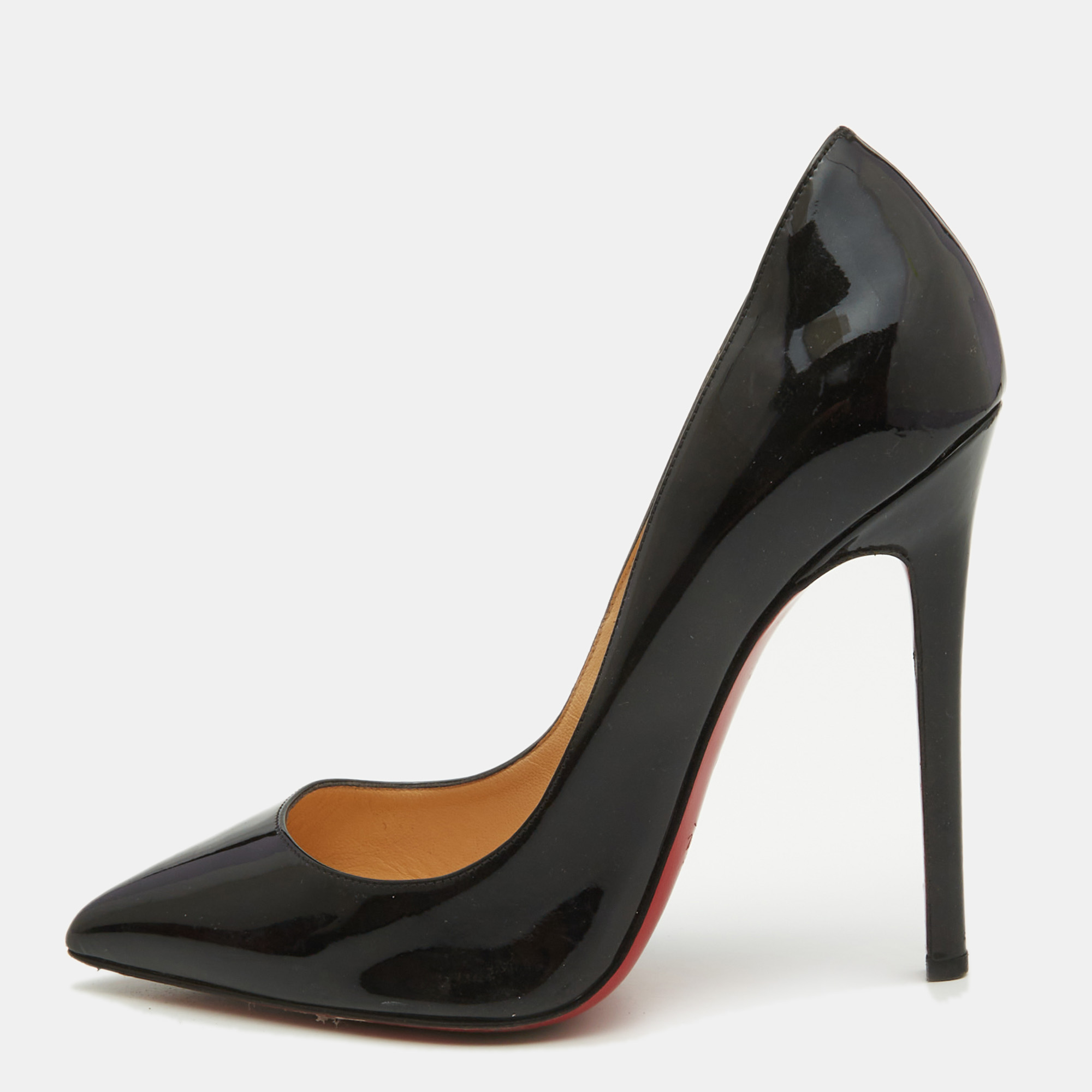 

Christian Louboutin Black Patent Leather Pigalle Pumps Size