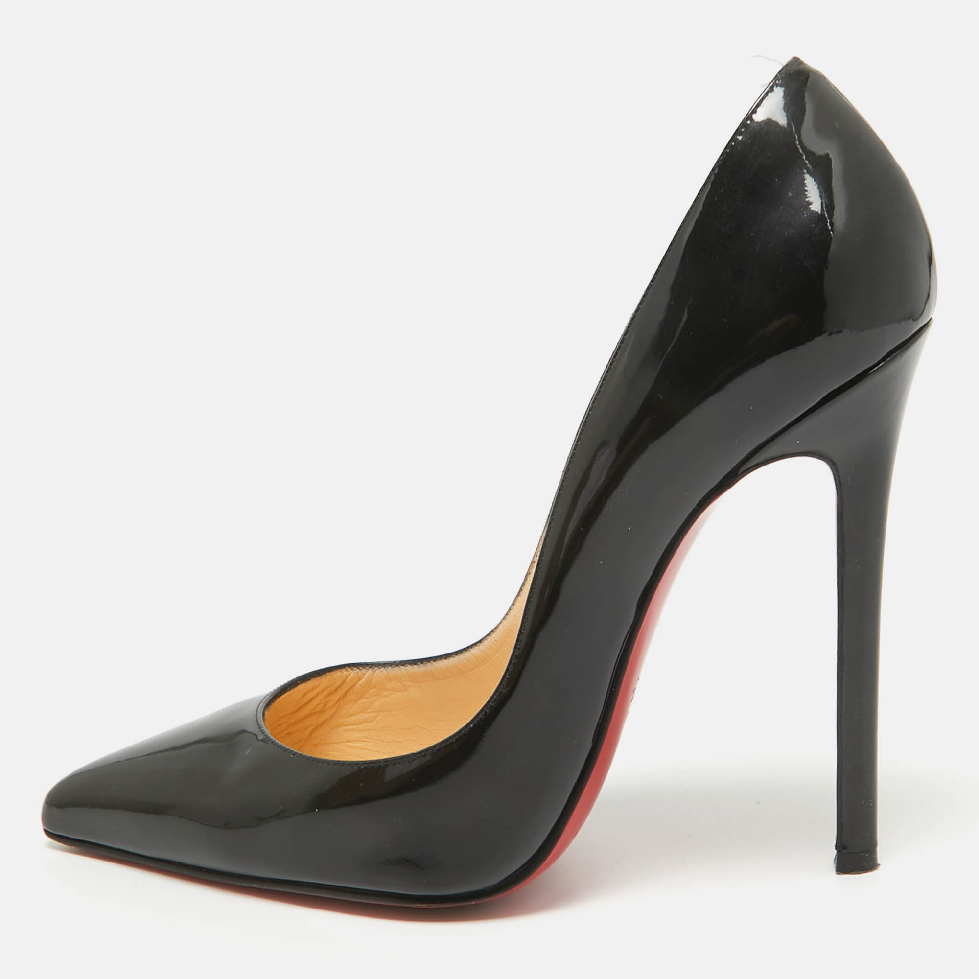 

Christian Louboutin Black Patent Leather Pigalle Pumps Size