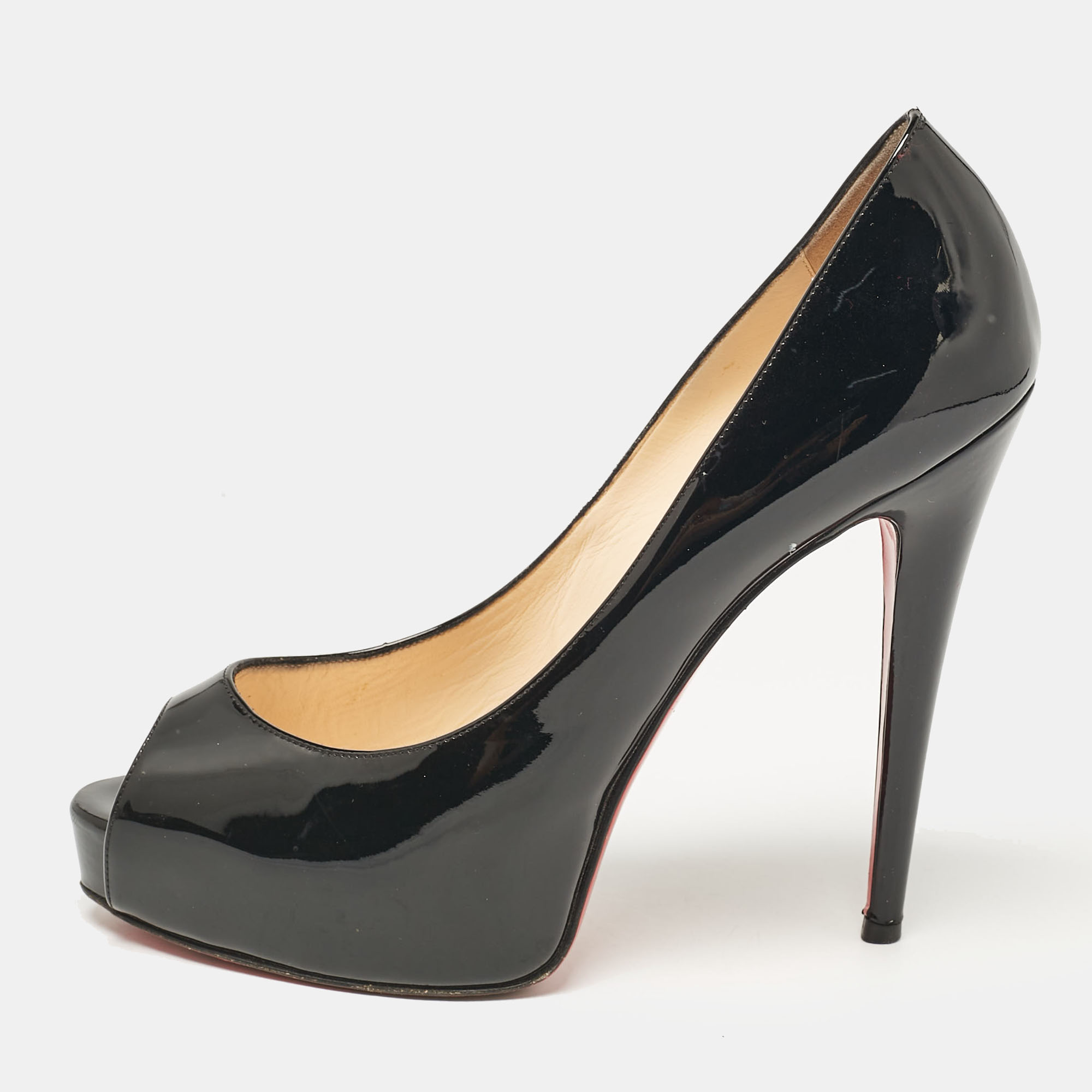 

Christian Louboutin Black Patent Leather Very Prive Pumps Size