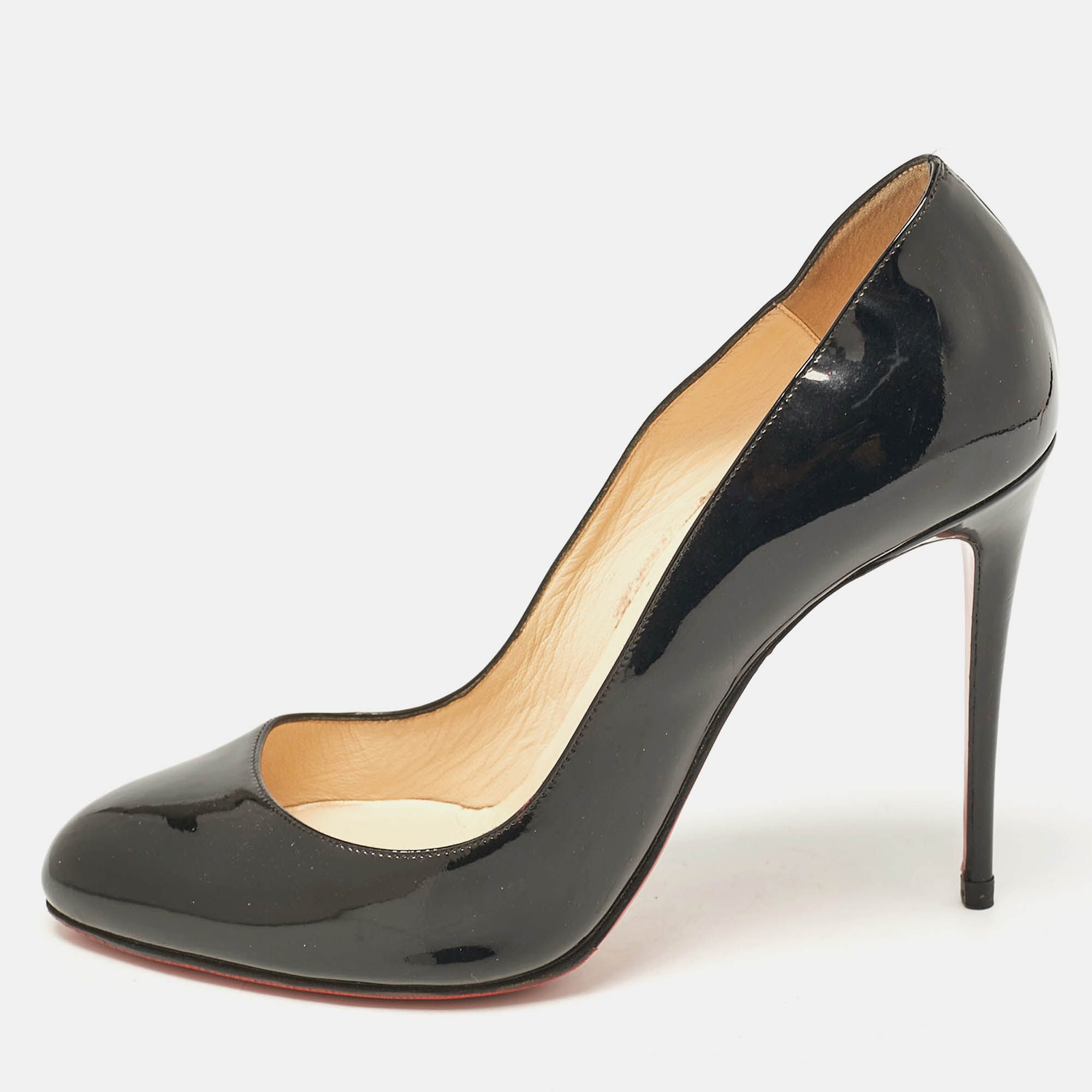 

Christian Louboutin Black Patent Leather Simple Pumps Size