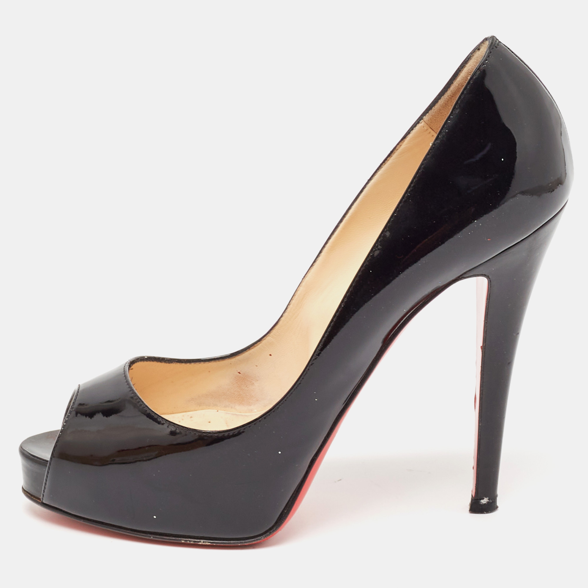 

Christian Louboutin Black Patent Leather Very Prive Pumps Size