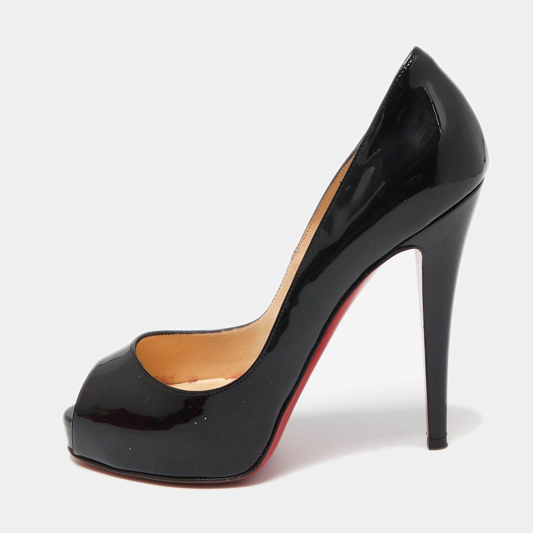 

Christian Louboutin Black Patent Leather New Very Prive Pumps Size