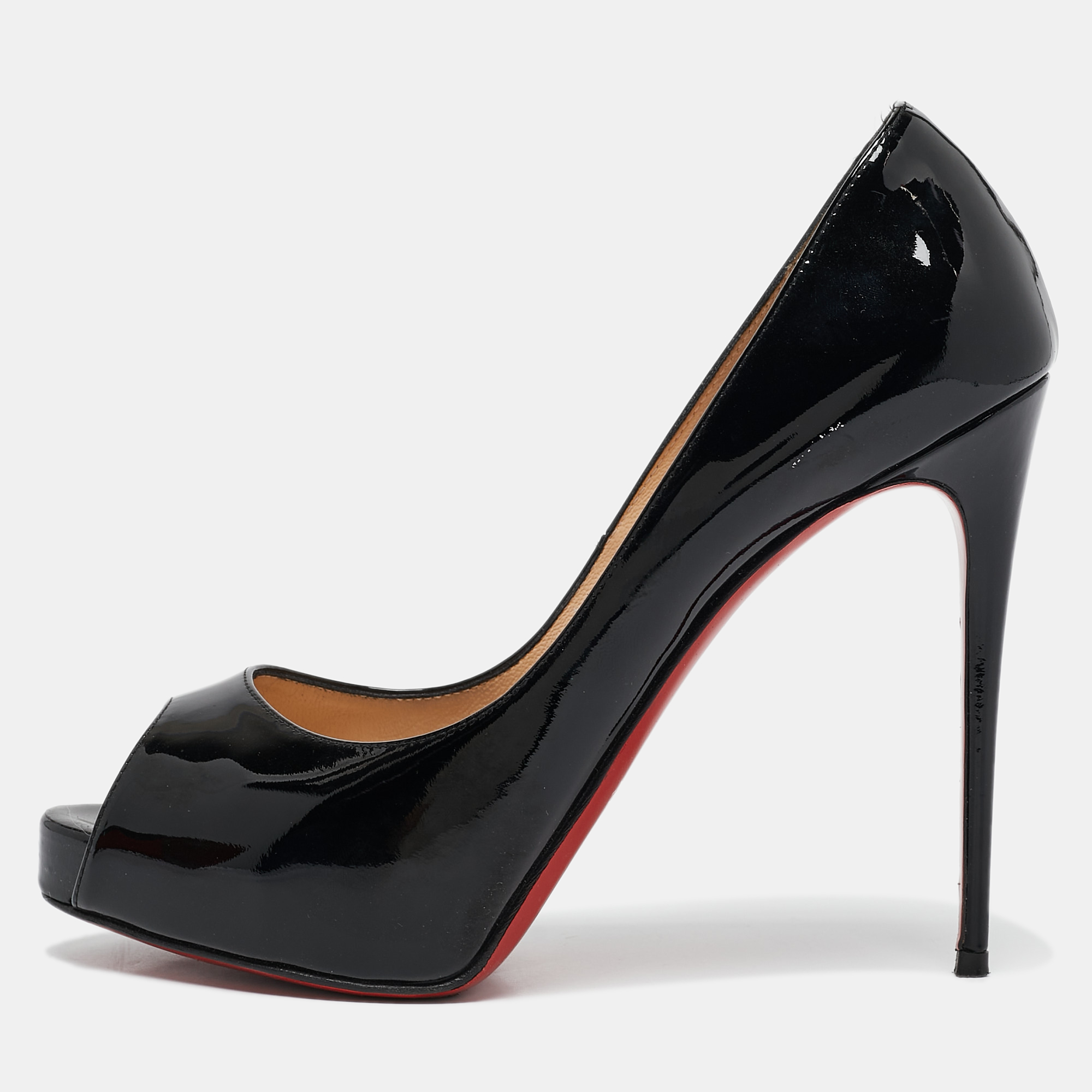 

Christian Louboutin Black Patent Leather New Very Prive Pumps Size