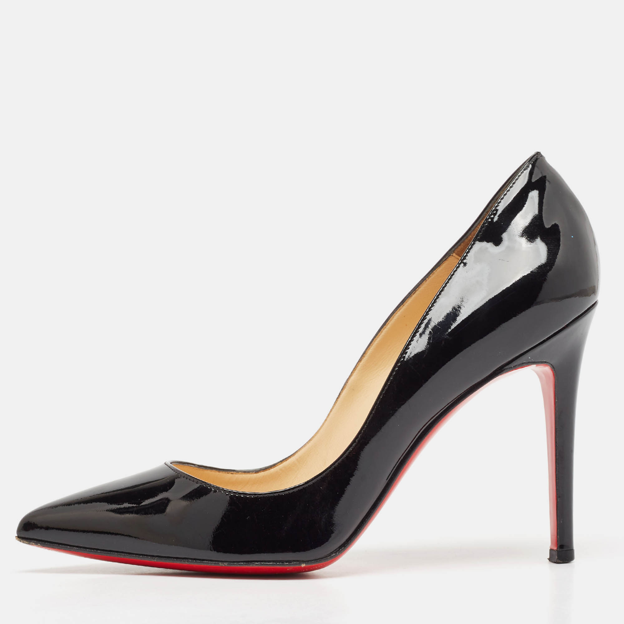 

Christian Louboutin Black Patent Leather Pigalle Pumps Size