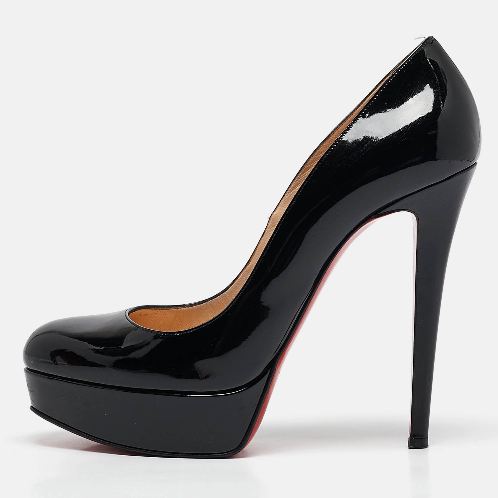 

Christian Louboutin Black Patent Leather Bianca Pumps Size