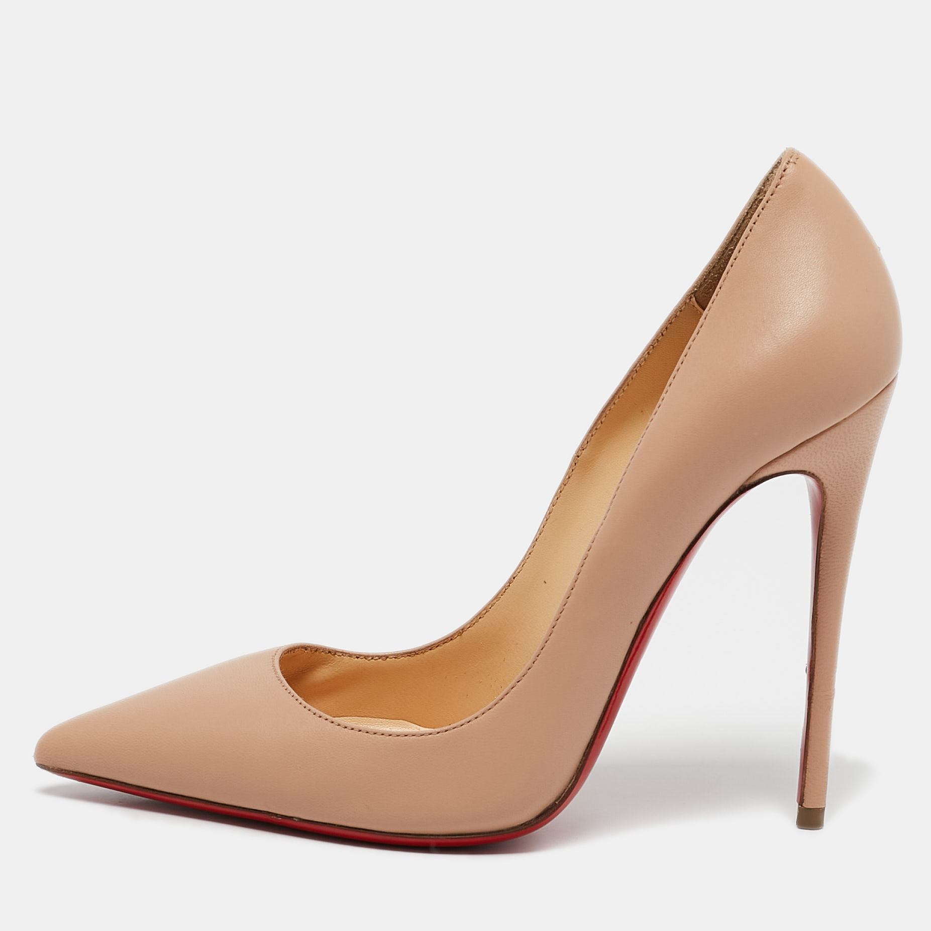 

Christian Louboutin Beige Leather So Kate Pumps Size