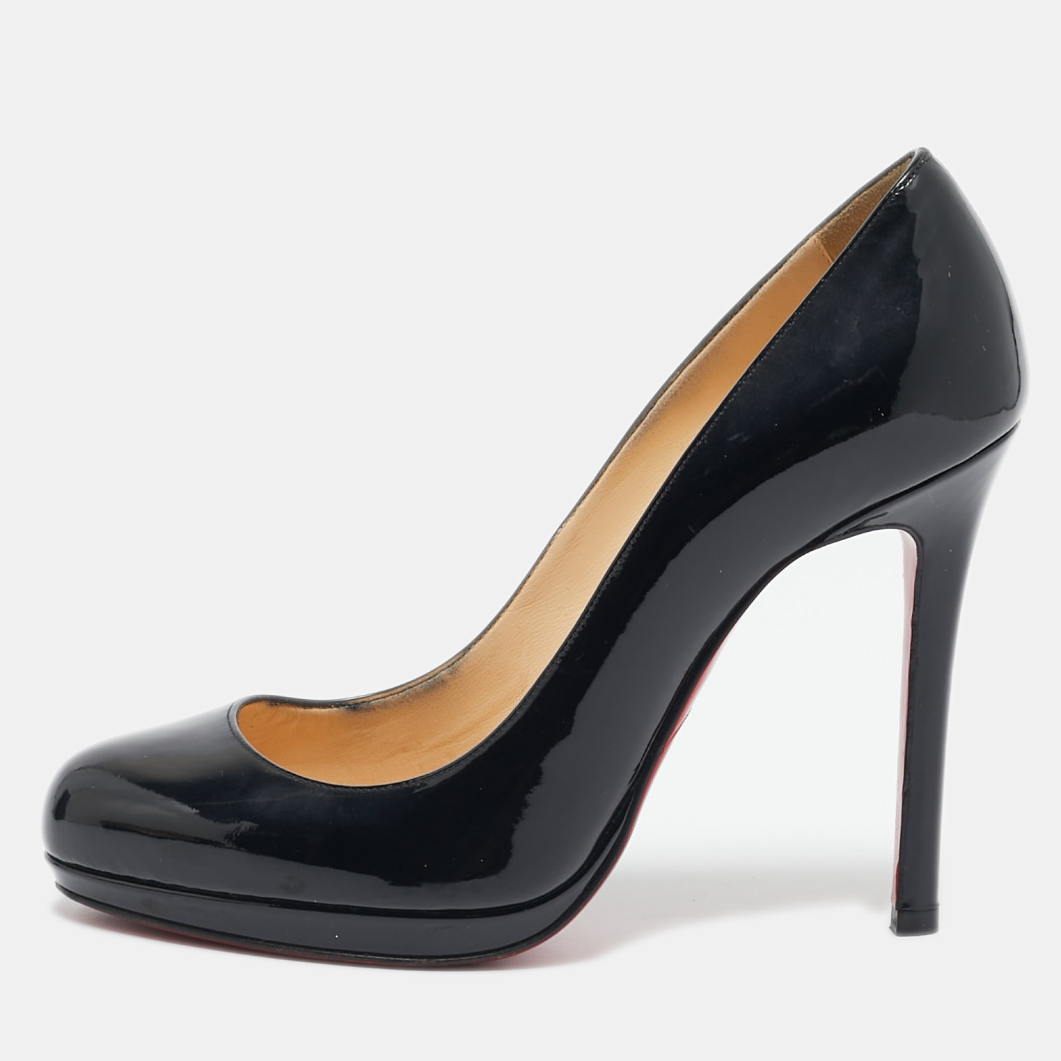 

Christian Louboutin Black Patent Leather Filo Pumps Size