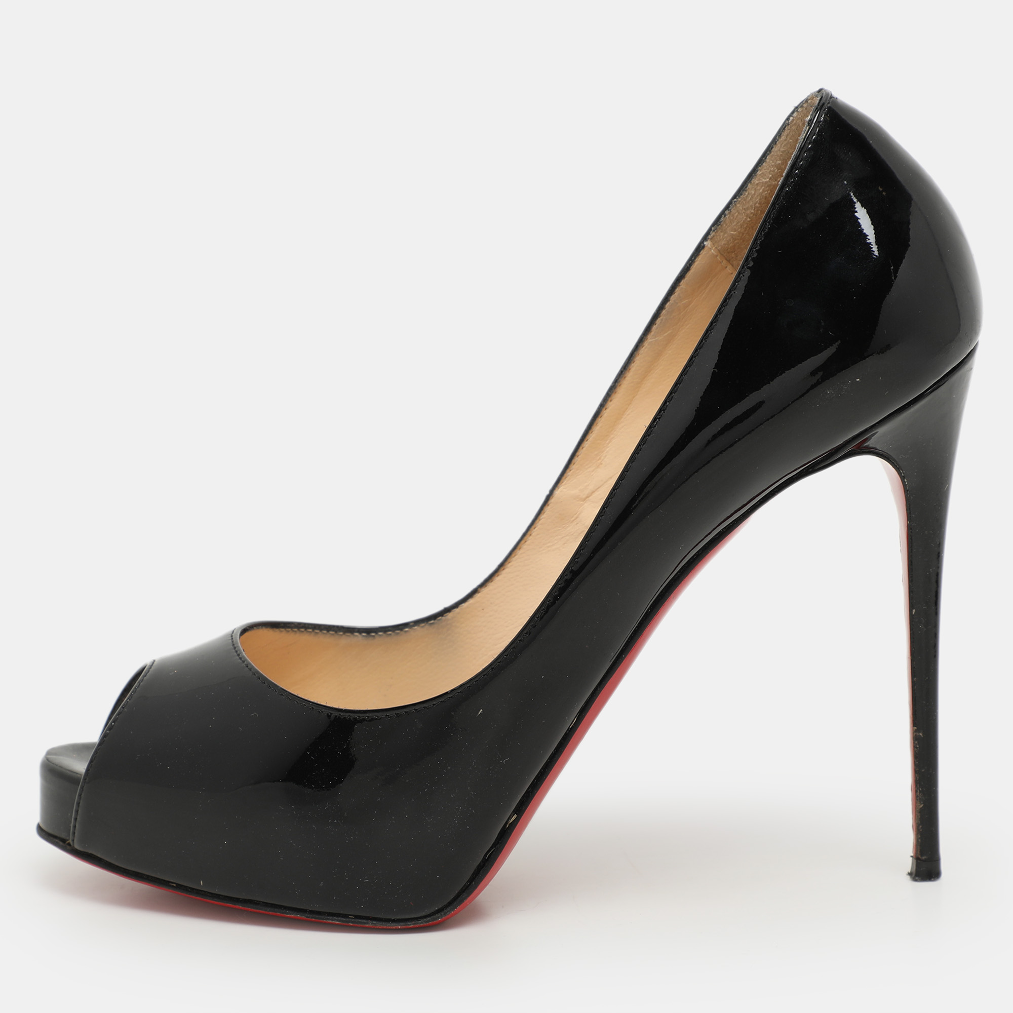

Christian Louboutin Black Patent Leather New Prive Pumps Size