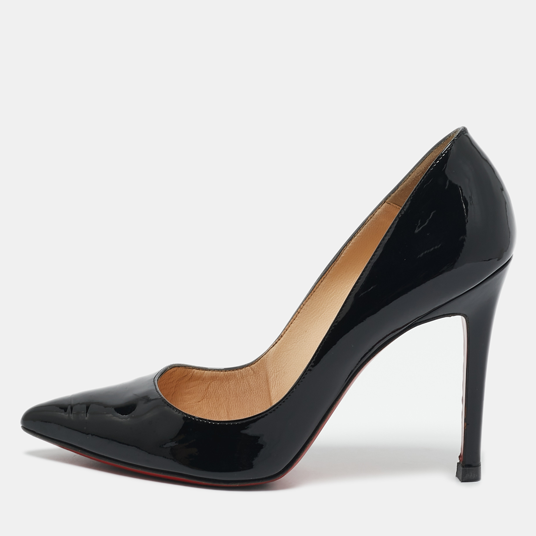 

Christian Louboutin Black Patent Leather Pigalle Pumps Size