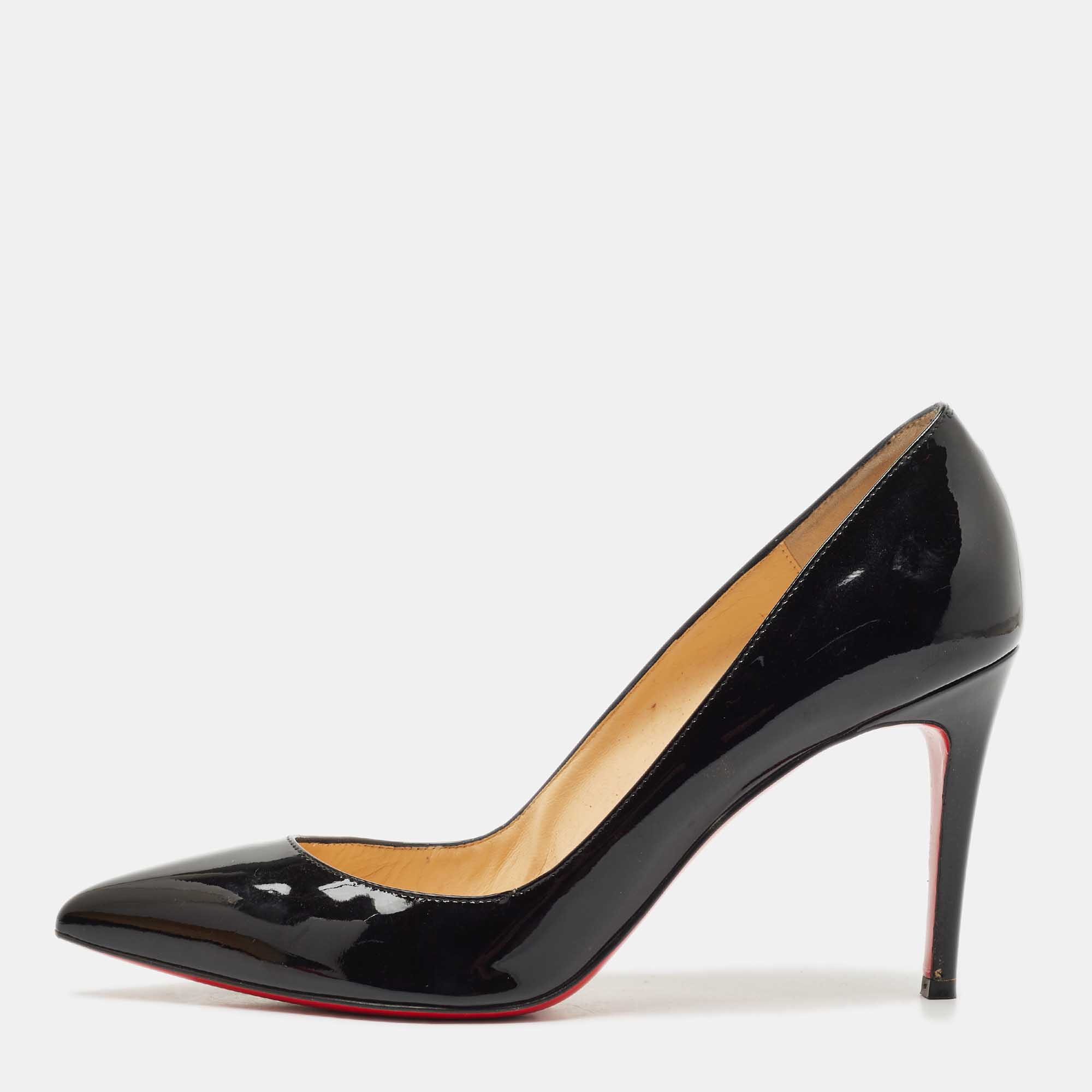 

Christian Louboutin Black Patent Leather Pigalle Pumps Size