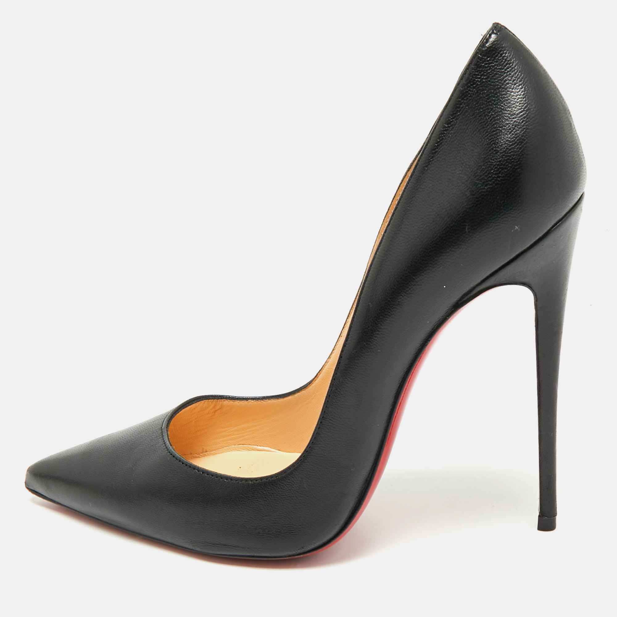 

Christian Louboutin Black Leather So Kate Pumps Size