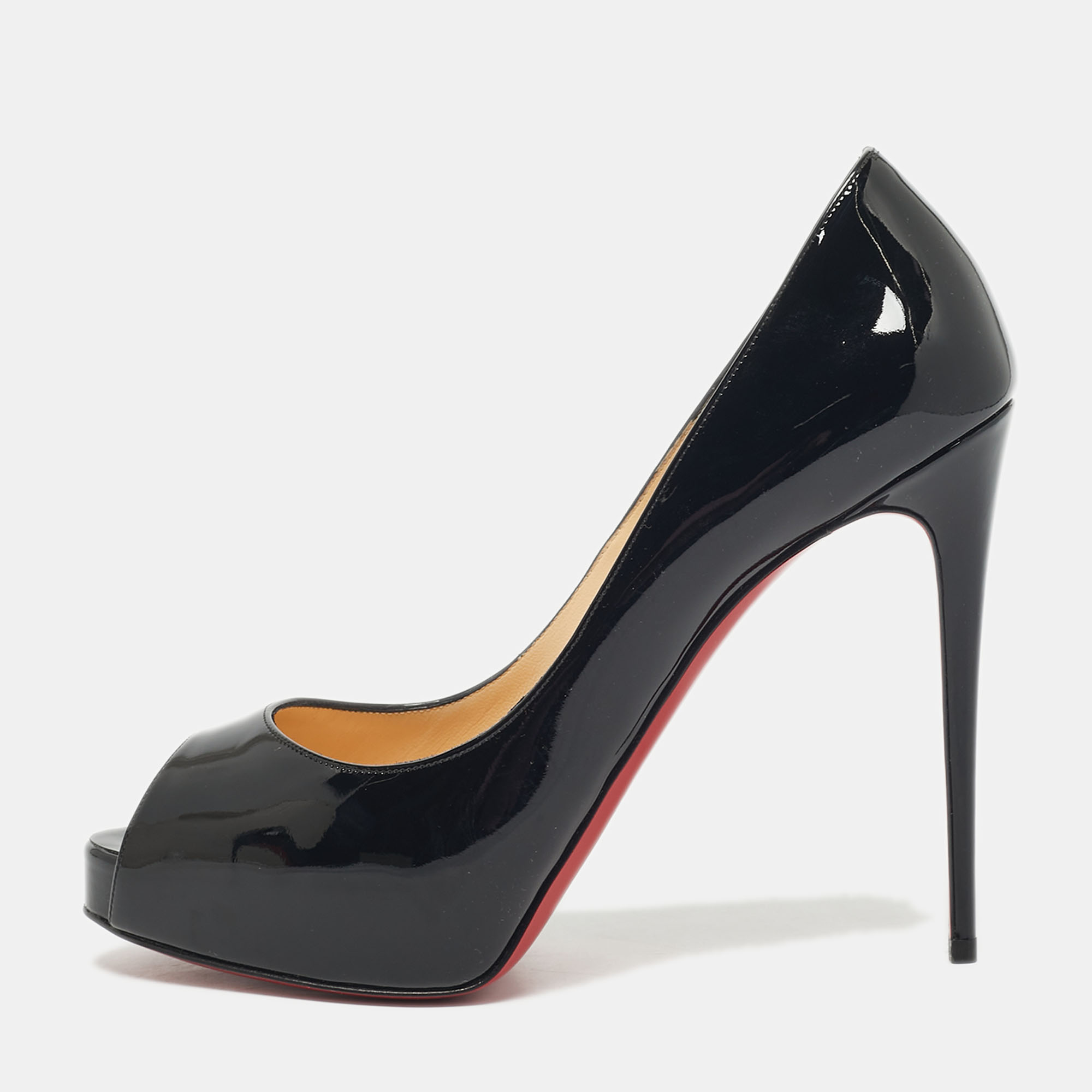 

Christian Louboutin Black Patent Leather New Very Prive Pumps Size