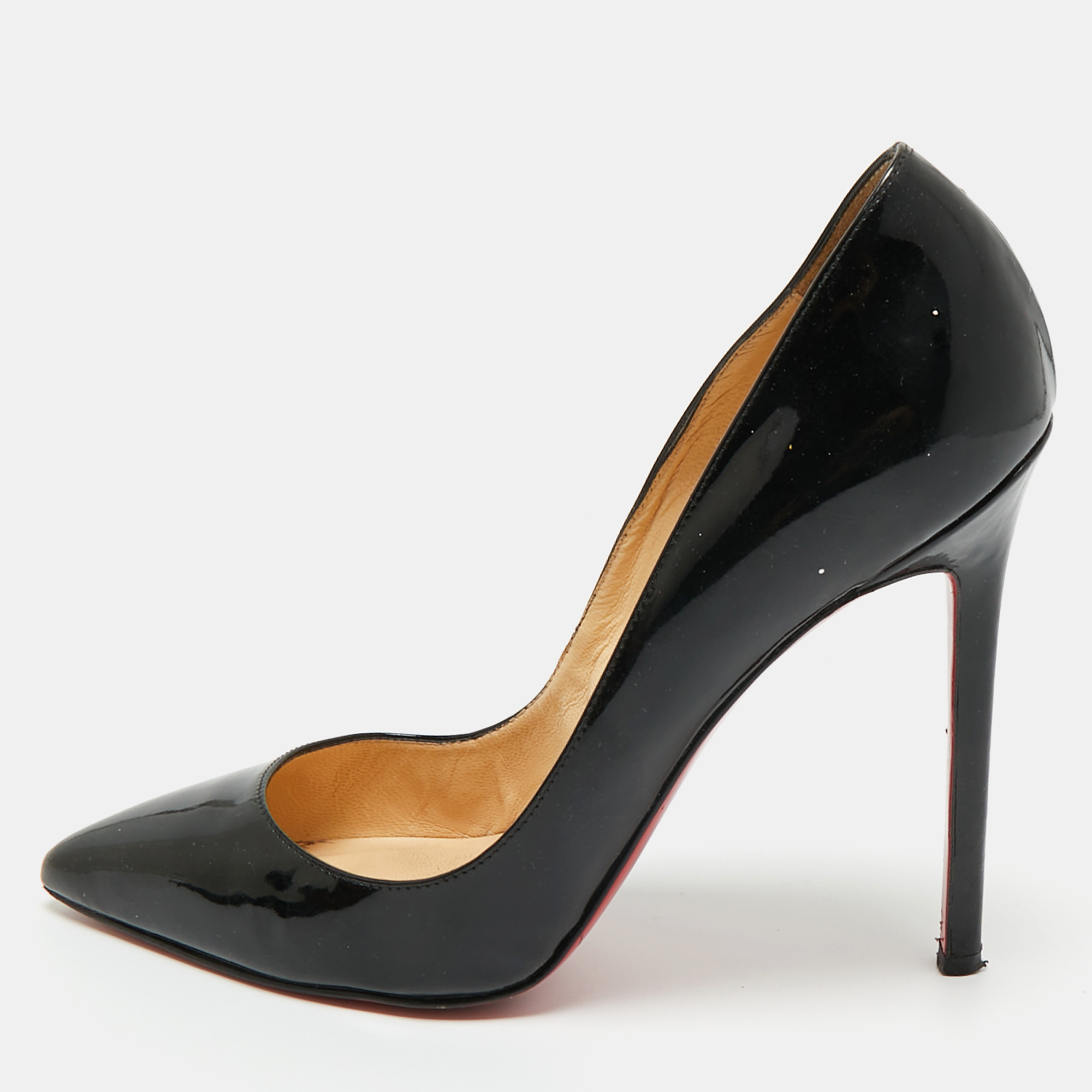 

Christian Louboutin Black Patent Leather So Kate Pumps Size