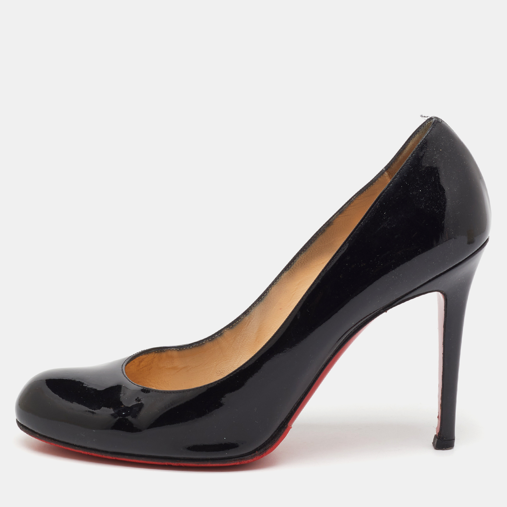 

Christian Louboutin Black Patent Leather Simple Pumps Size