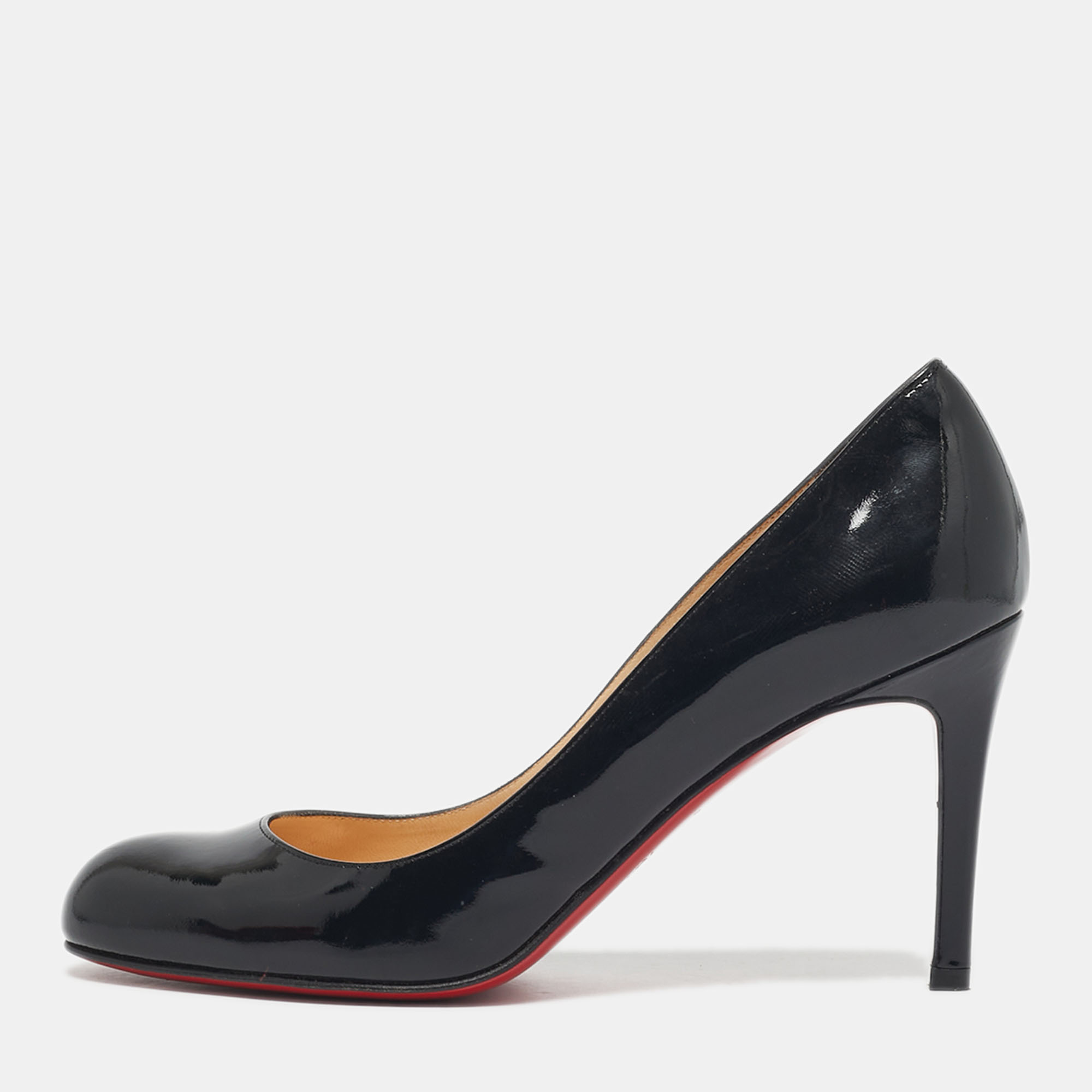 

Christian Louboutin Black Patent Leather Simple Pumps Size