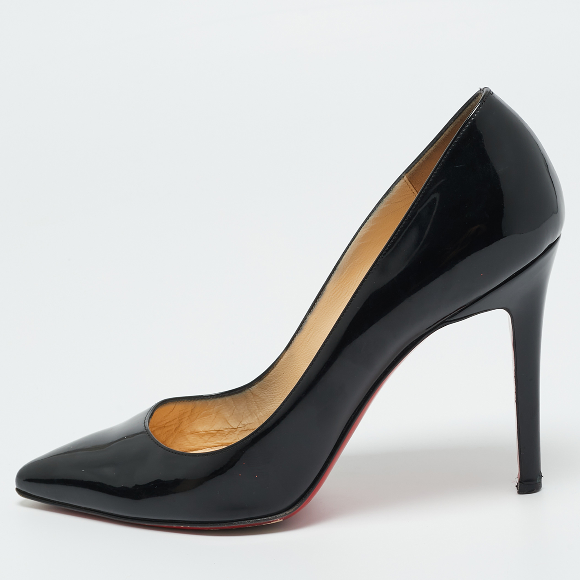 

Christian Louboutin Black Patent Leather Pigalle Pumps Size