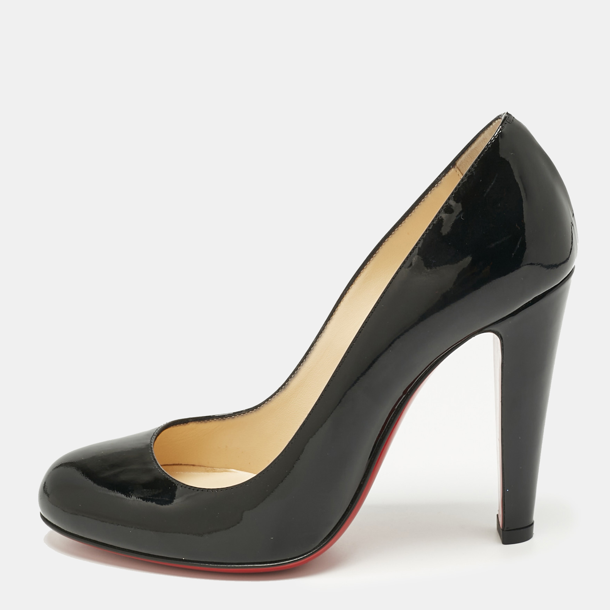 

Christian Louboutin Black Patent Leather Simple Pumps Size