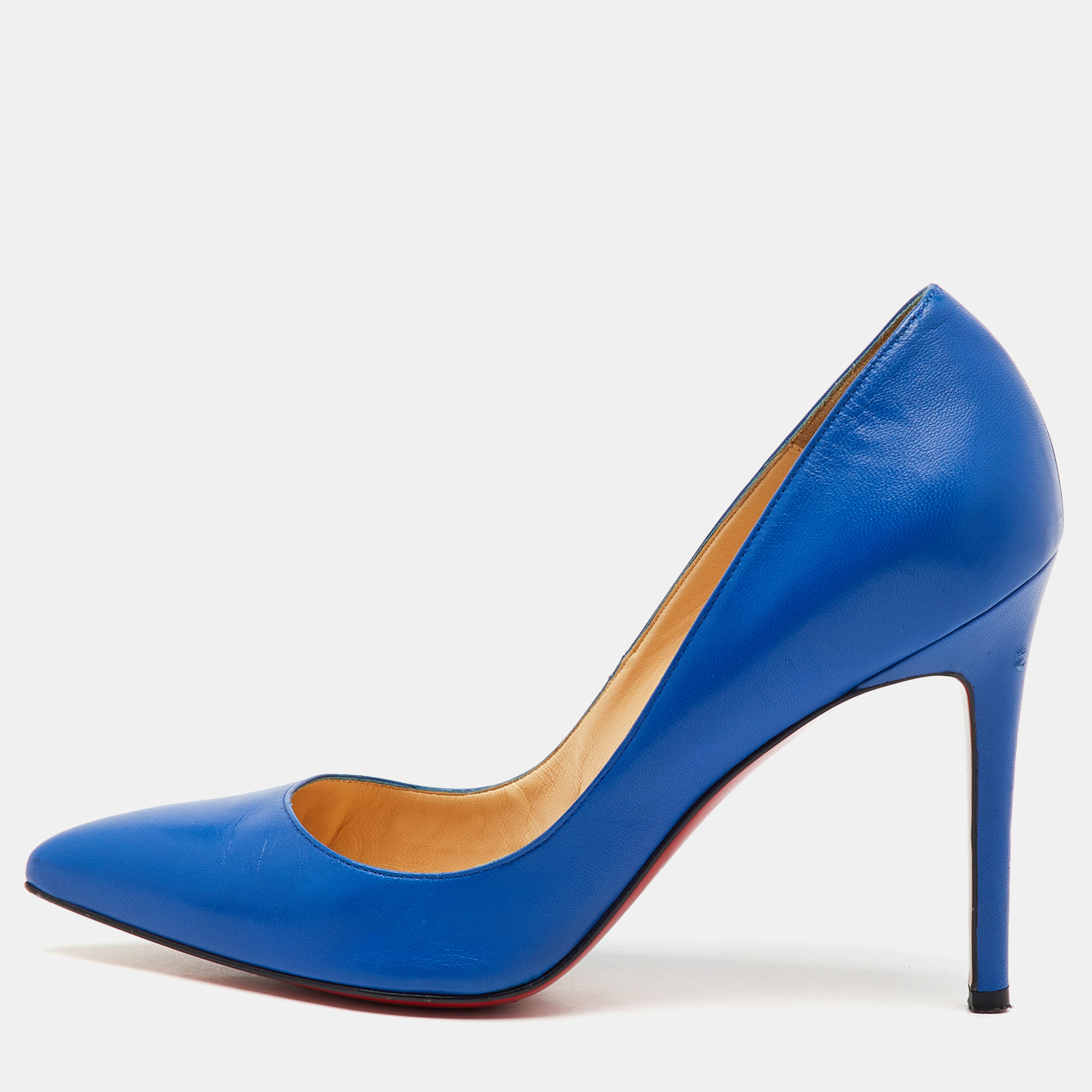 

Christian Louboutin Blue Leather So Kate Pumps Size