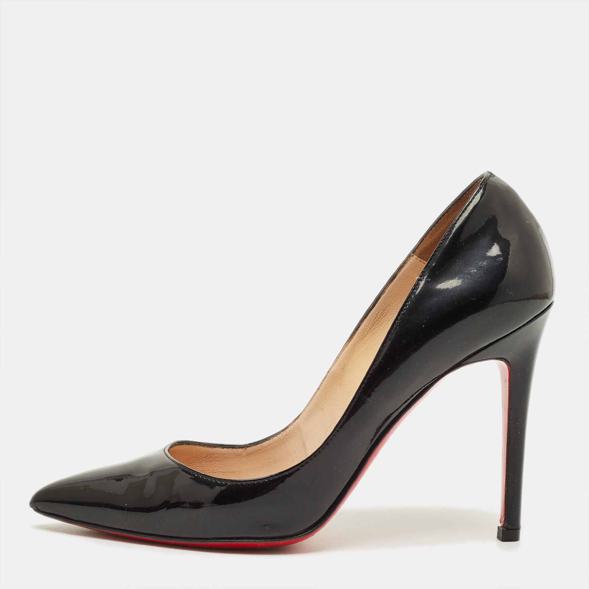 

Christian Louboutin So Kate Size  Black Patent Leather Pumps