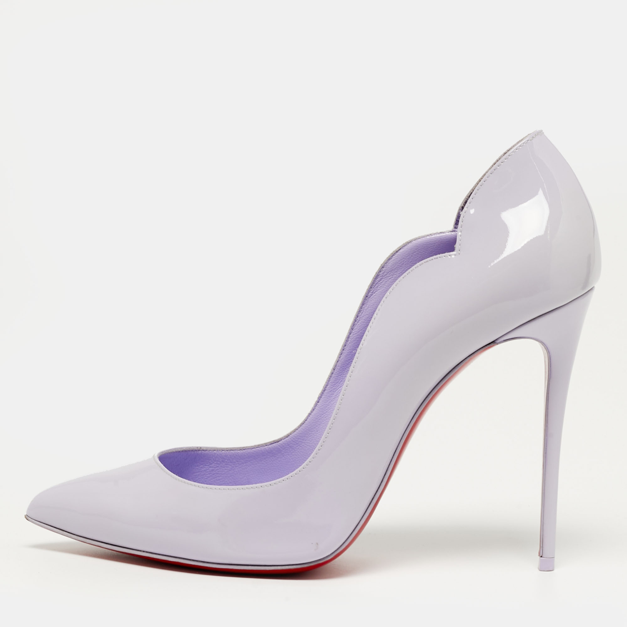 

Christian Louboutin Hot Chick Size  Purple Patent Leather Pumps