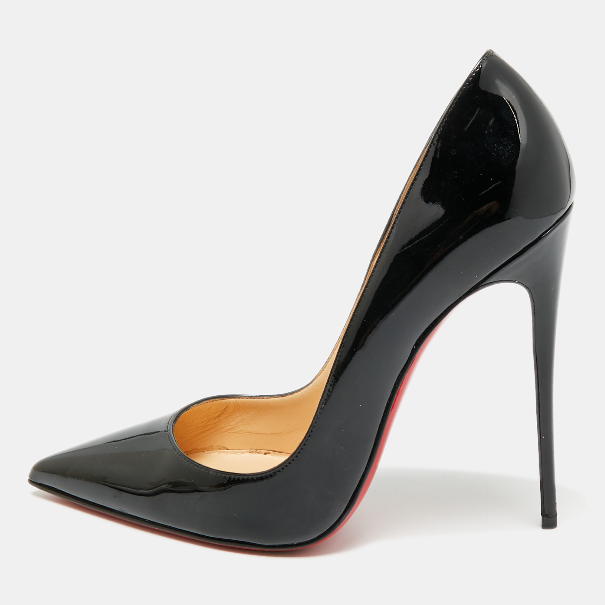 

Christian Louboutin So Kate Size  Black Patent Leather Pumps