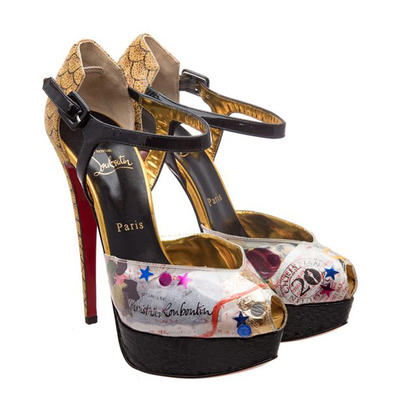 

Christian Louboutin Multicolor PVC Watersnake Lucido Pumps Size