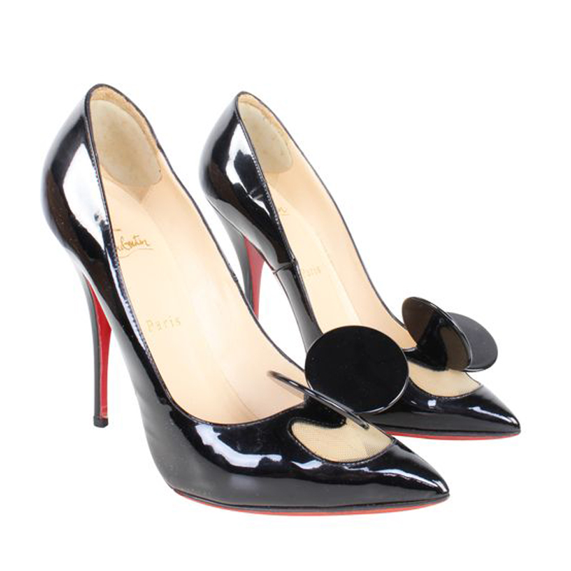 

Christian Louboutin Black Patent Leather Pointed Pumps Size