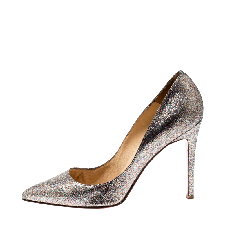 

Christian Louboutin Multicolor Glitter Paulina Pointed Toe Pumps Size