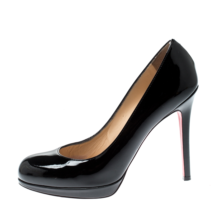 

Christian Louboutin Black Patent Leather New Simple Pumps Size