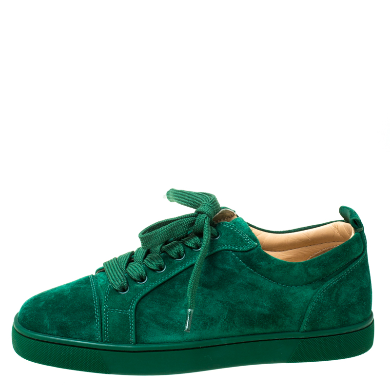louboutin green shoes