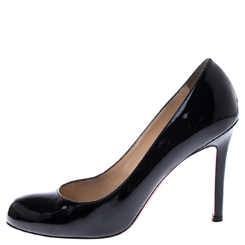 

Christian Louboutin Black Patent Leather Simple Pumps Size
