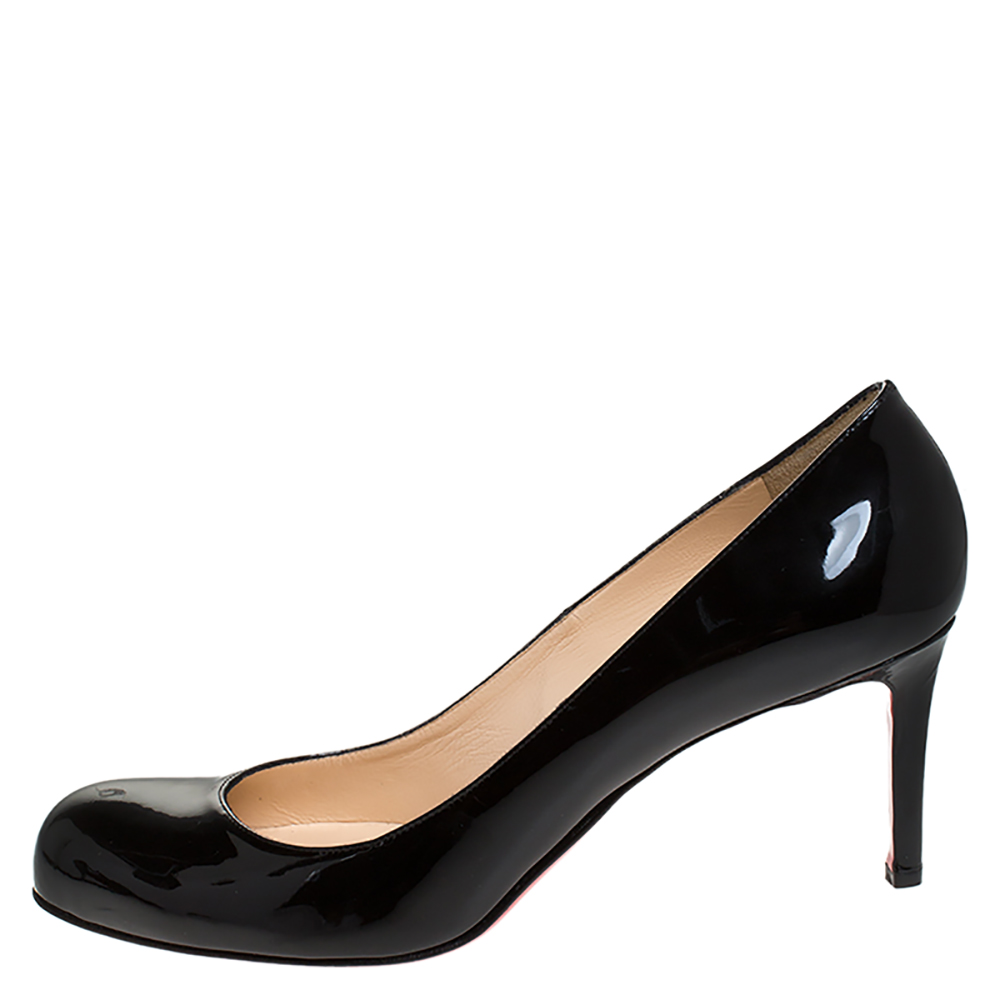 

Christian Louboutin Black Patent Leather Simple Pumps Size
