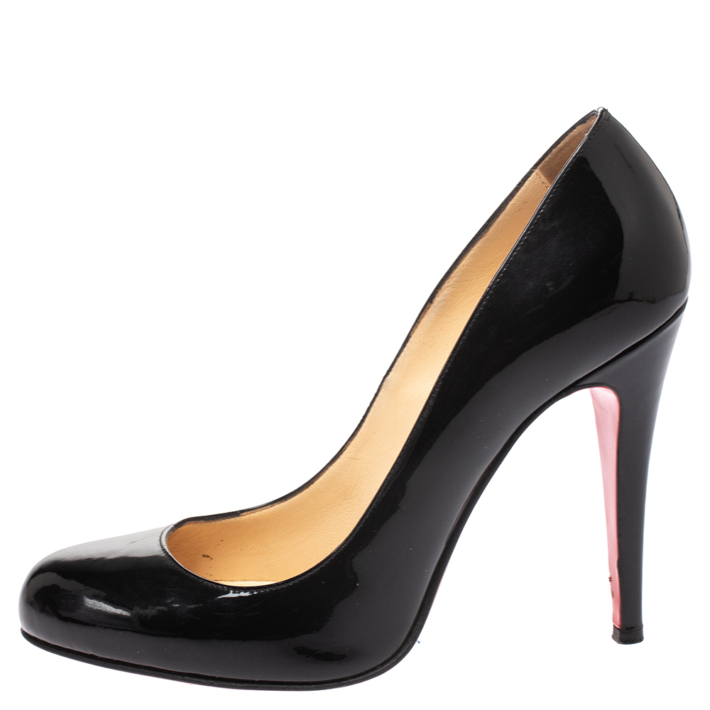 

Christian Louboutin Black Patent Leather Simple Pumps Size