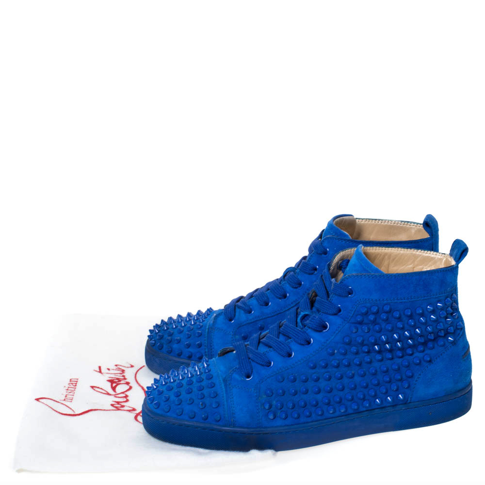 Christian Louboutin Mens Sneakers 2023-24FW, Blue, 43