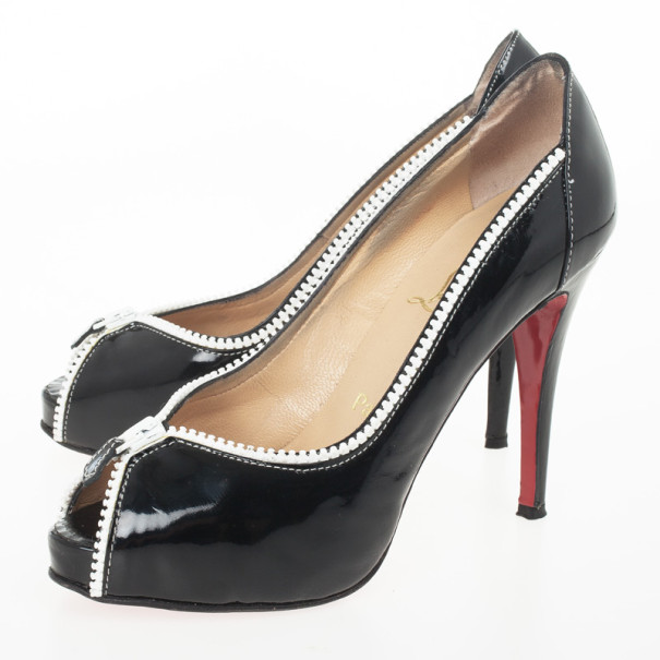 christian louboutin plateau pumps