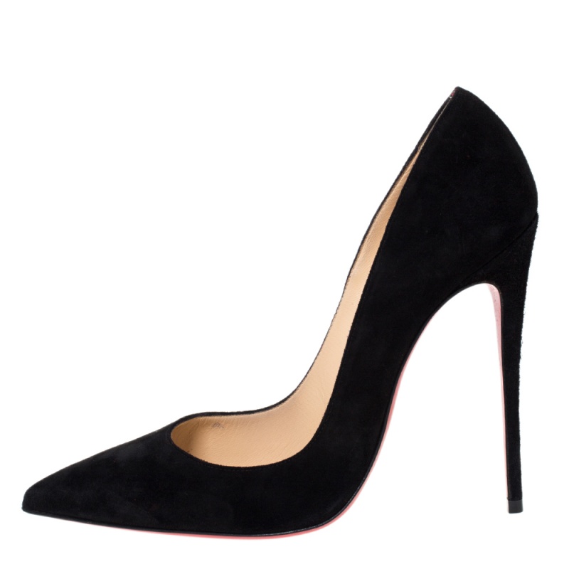 

Christian Louboutin Black Suede So Kate Pointed Toe Pumps Size