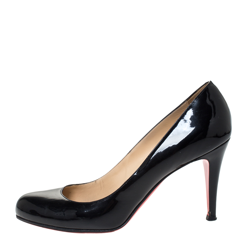 

Christian Louboutin Black Patent Leather Simple Pumps Size