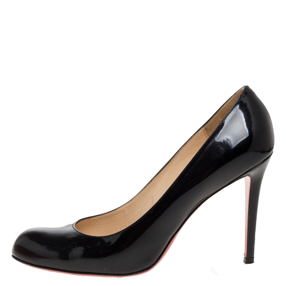 

Christian Louboutin Black Patent Leather Simple Pumps Size