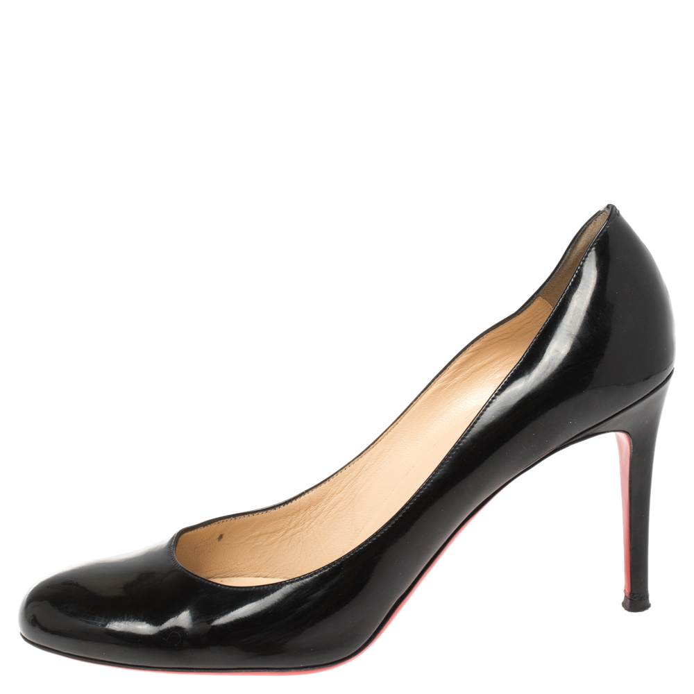 

Christian Louboutin Black Patent Leather Simple Pumps Size