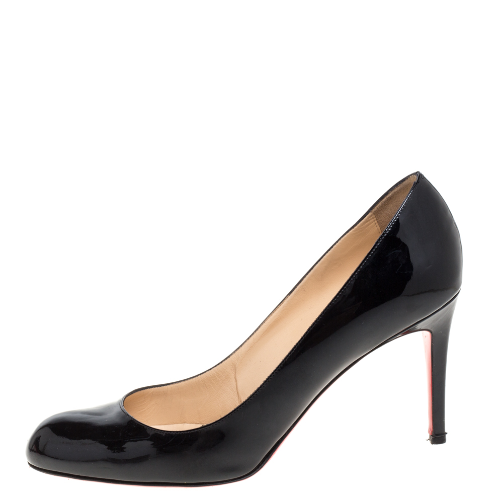 

Christian Louboutin Black Patent Leather Simple Pumps Size